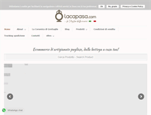 Tablet Screenshot of lacapasa.com